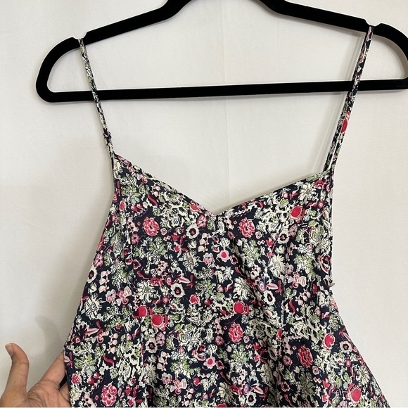 NWT Cinq A Sept Anthropologie Floral Print Layered Midi Dress Shirt Overlay sz 2 - Picture 10 of 16